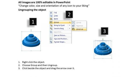 3d Stack Process Marketing 5 Stages Ppt Creating Business Plan PowerPoint Slides
