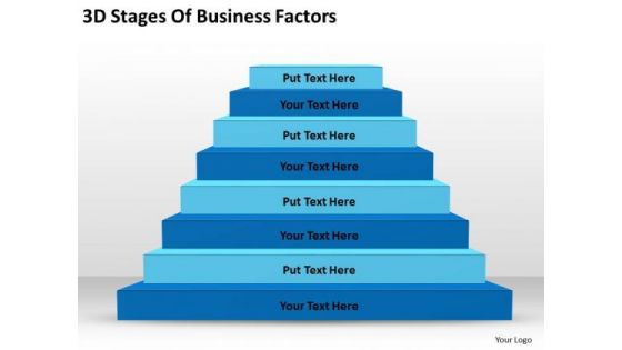 3d Stages Of Business Factors Ppt Plan Template PowerPoint Templates