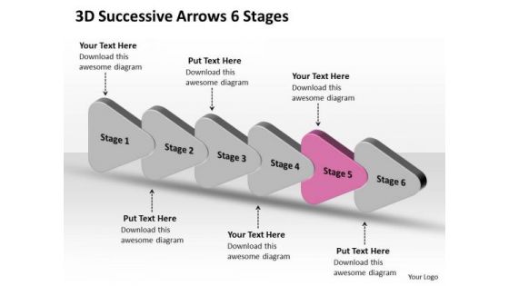 3d Successive Arrows 6 Stages Ppt Visio Templates PowerPoint Slides 3d Successive Arrows 6 Stages Ppt Visio Templates PowerPoint Slides