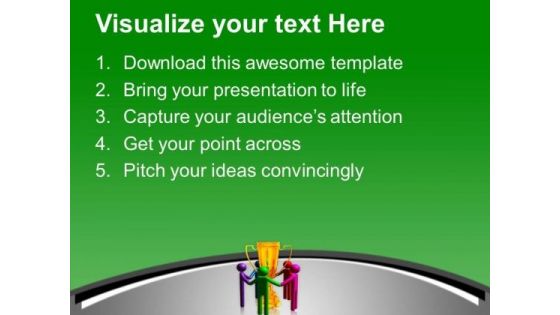 3d Team Enjoying Success Competition PowerPoint Templates Ppt Backgrounds For Slides 0413