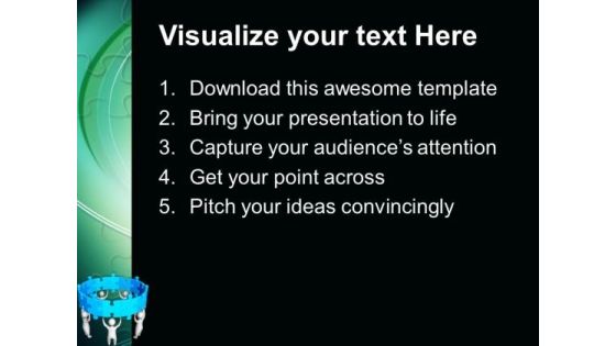 3d Team Partnership Business Concept PowerPoint Templates Ppt Backgrounds For Slides 0413