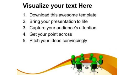 3d Team With Business Design Model PowerPoint Templates Ppt Backgrounds For Slides 0713