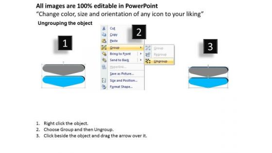 3d Two Stages Of Process Analysis Flowchart Application PowerPoint Templates