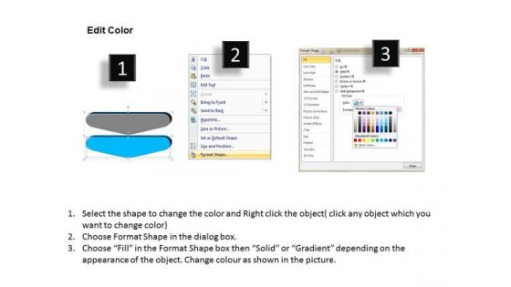 3d Two Stages Of Process Analysis Flowchart Application PowerPoint Templates