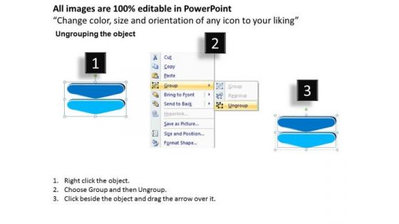 3d Two Stages Of Process Analysis Flowchart PowerPoint Freeware Templates