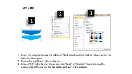 3d Two Stages Of Process Analysis Flowchart PowerPoint Freeware Templates