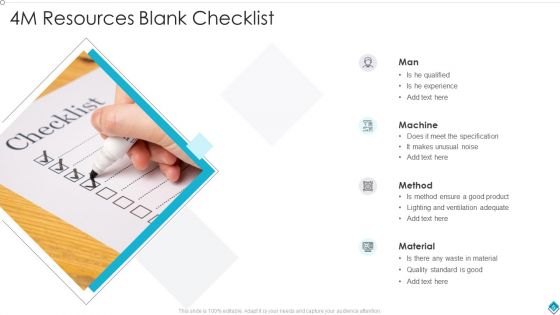 4M Resources Ppt PowerPoint Presentation Complete Deck With Slides