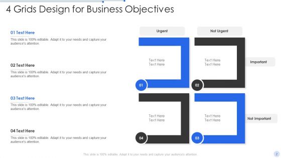 4 Grids Ppt PowerPoint Presentation Complete Deck With Slides