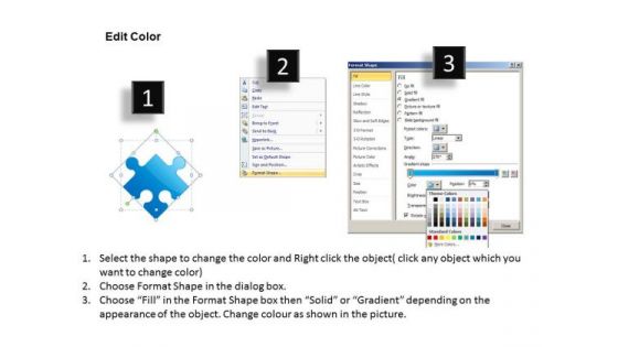 4 Perfect Fit Strategic Options PowerPoint Slides And Puzzles Ppt