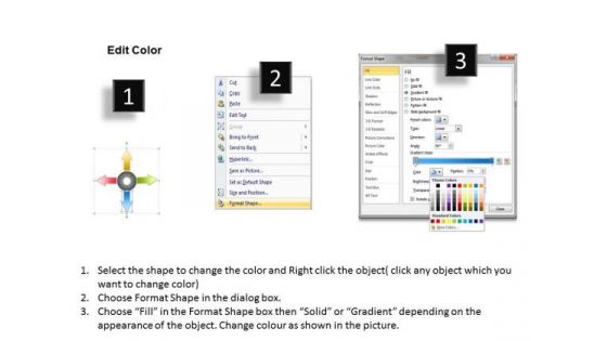 4 Sides Of A Business PowerPoint Presentations Agenda Simple Plans Templates