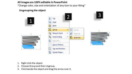 4 Staged Layered Process Flow Diagram Ppt My Business Plan PowerPoint Slides