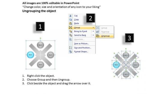 4 Staged Mixed Diagram For Marketing And Sales Ppt Business Case Template PowerPoint Templates