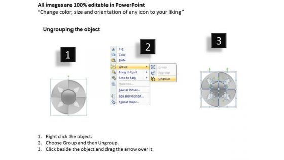 4 Stages Buliding Plan Circular Process Sample Small Business PowerPoint Slides