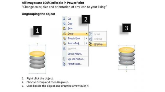 4 Stages Business Implementation Process Plan PowerPoint Slides