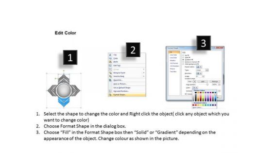 4 Stages Business PowerPoint Templates Free Download Ppt Circular Layout Chart Slides