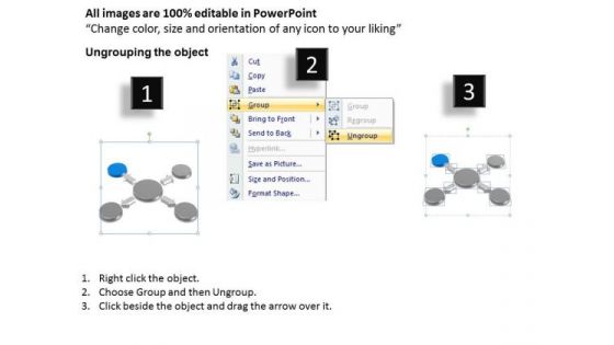 4 Stages Circular Arrow Process Diagram Small Business Plan Software PowerPoint Templates