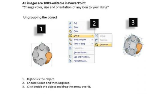 4 Stages Circular Flow Chart Of Economics Business Plan Writing Software PowerPoint Slides