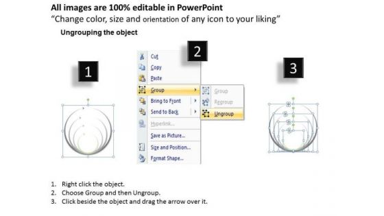 4 Stages Circular Stacked Business Process Flow Ppt Action Plan PowerPoint Slides
