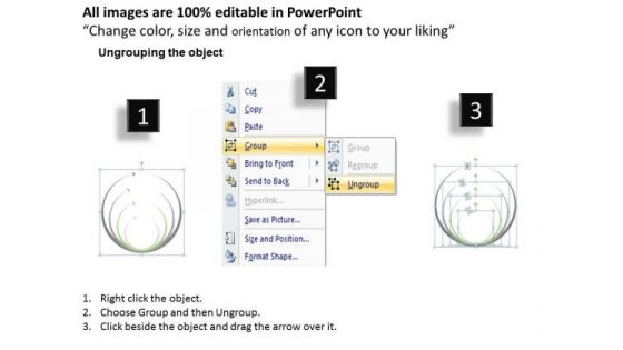 4 Stages Circular Stacked Business Process Flow Ppt Sample Plans PowerPoint Slides