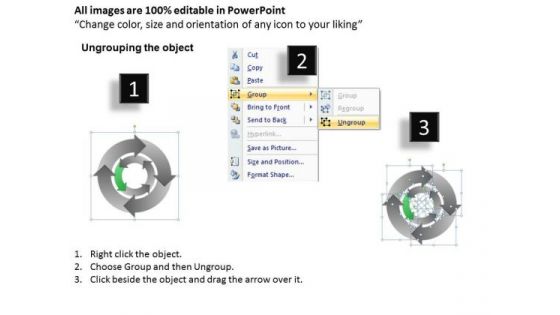 4 Stages Concentric Business Activities Ppt Plan Template PowerPoint Templates