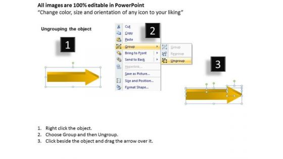 4 Stages Four Processes Right Direction Ppt Software Business Plan Example PowerPoint Templates