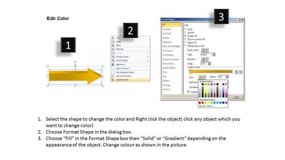 4 Stages Four Processes Right Direction Ppt Software Business Plan Example PowerPoint Templates