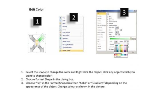 4 Stages Hub And Spoke Wheel Diagram Business Plan PowerPoint Slides