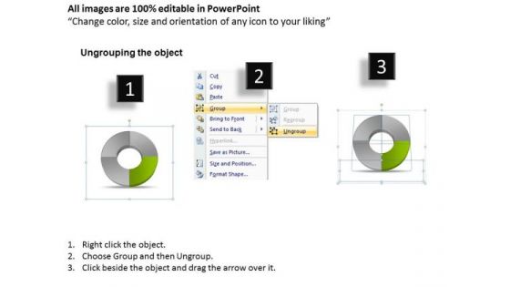4 Stages Illustration Of Circular Process Business Plans Templates PowerPoint