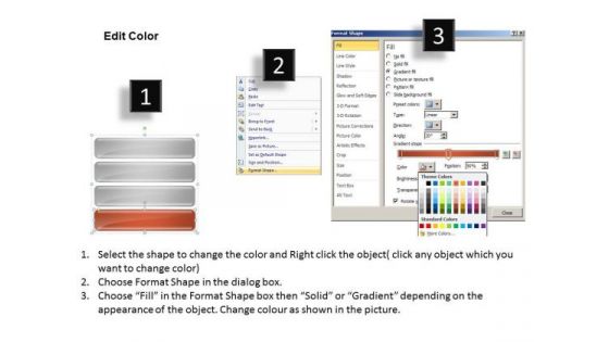 4 Stages In Business Process Ppt Template PowerPoint Templates