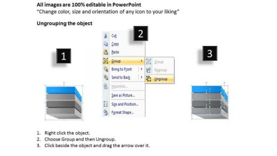 4 Stages Layered Diagram Business Tasks Ppt Plan PowerPoint Templates