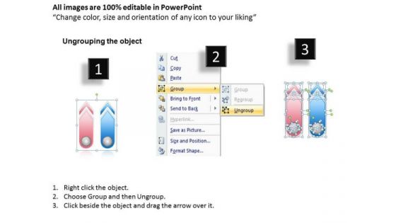 4 Stages Logical Progression Sample Business Continuity Plan PowerPoint Templates