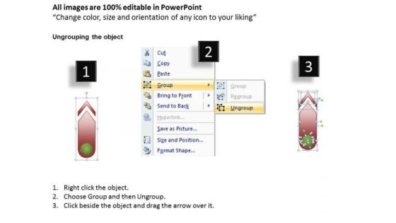 4 Stages Logical Progression Strategic Business Plans PowerPoint Templates