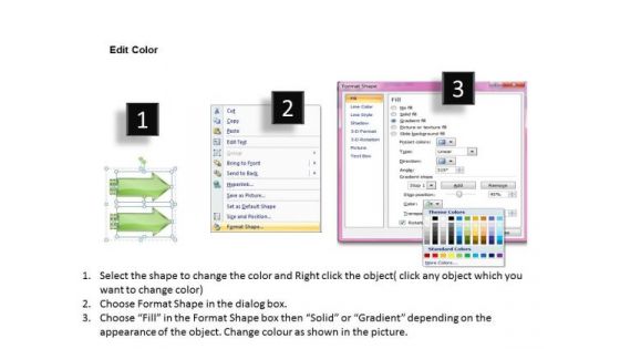 4 Stages Parallel Activity Flow Diagram Sample Of Business Plan PowerPoint Templates