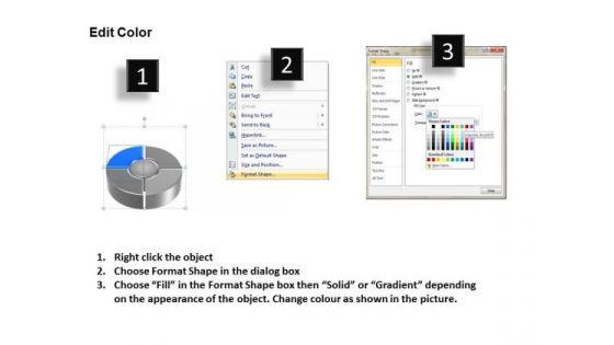 4 Stages Pie Chart Ppt How To Write Business Plan Template Free PowerPoint Templates