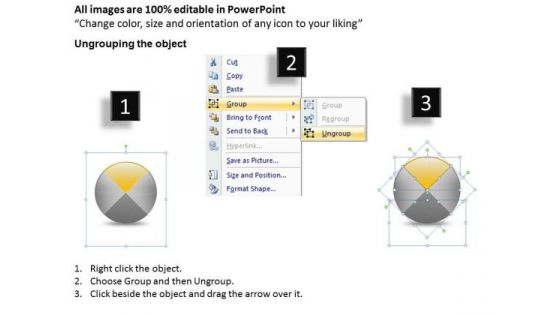 4 Stages Strategy Pie Chart How To Prepare Business Plan PowerPoint Templates
