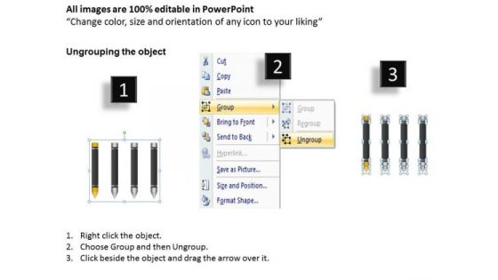 4 Stages Vertical Process Layout Basic Business Plan Outline PowerPoint Slides