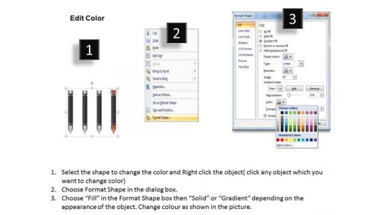 4 Stages Vertical Process Layout Ppt Who Writes Business Plans PowerPoint Templates