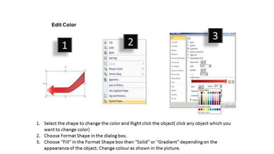 4 Step Arrow Cooperating Processes Frozen Yogurt Business Plan PowerPoint Slides