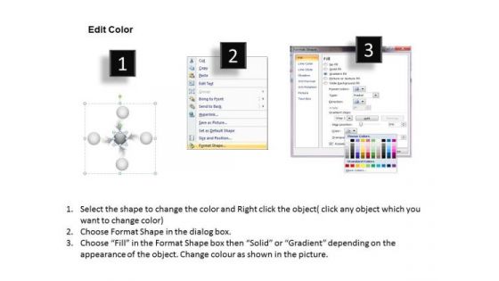 4 Step Converging Arrows Poiting To Center Ppt Circular Flow Process PowerPoint Slides