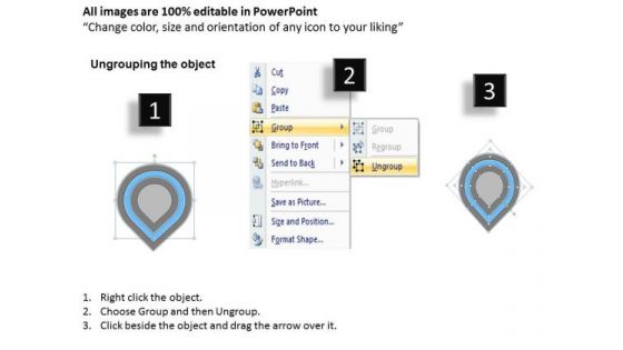 4 Steps Interconnected Circular Flow Ppt Business Plan PowerPoint Templates