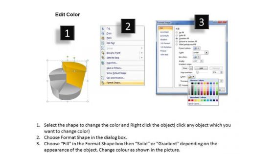 4 Steps On Pie Chart Business Plan Ppt Interior Design PowerPoint Templates