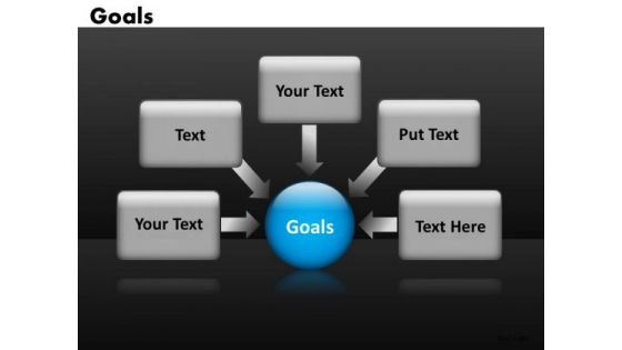 4 Text Boxes Arrows PowerPoint Templates Ppt Slides