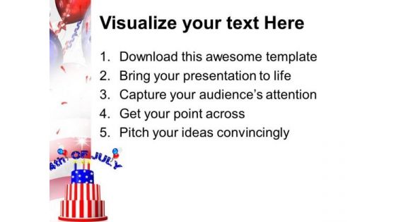 4th Of July Celebrations American PowerPoint Templates And PowerPoint Themes 0612