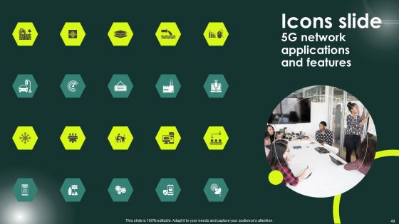 5G Network Applications And Features Ppt PowerPoint Presentation Complete Deck With Slides