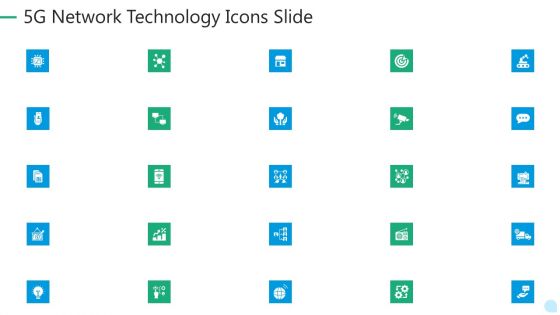 5G Network Technology Icons Slide Ppt Gallery Background Images PDF