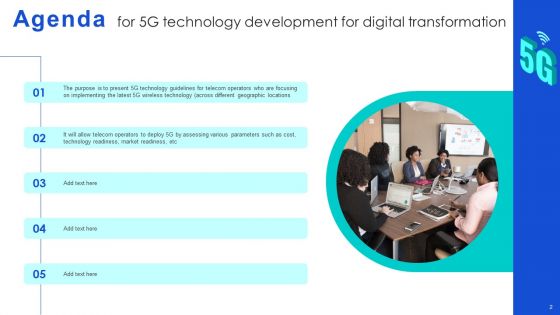 5G Technology Development For Digital Transformation Ppt PowerPoint Presentation Complete With Slides