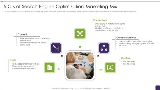 5 Cs Of Search Engine Optimization Marketing Mix Brochure PDF 5 Cs Of Search Engine Optimization Marketing Mix Brochure PDF