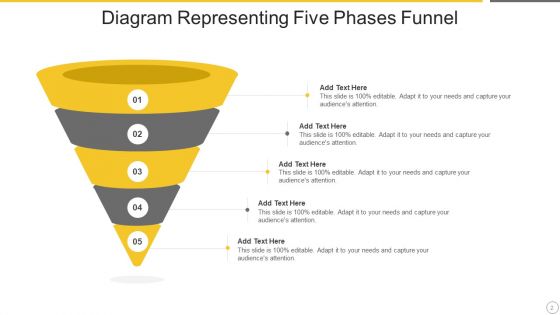 5 Phases Of Funnel Diagram Ppt PowerPoint Presentation Complete With Slides