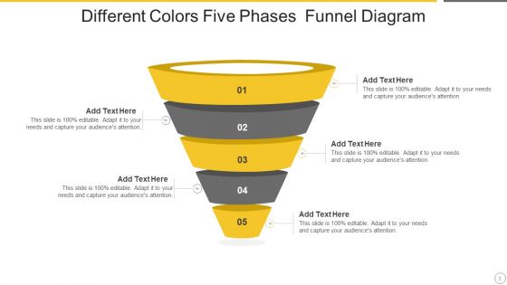 5 Phases Of Funnel Diagram Ppt PowerPoint Presentation Complete With Slides