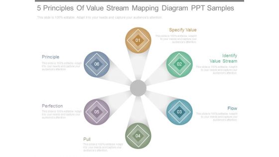 5 Principles Of Value Stream Mapping Diagram Ppt Samples